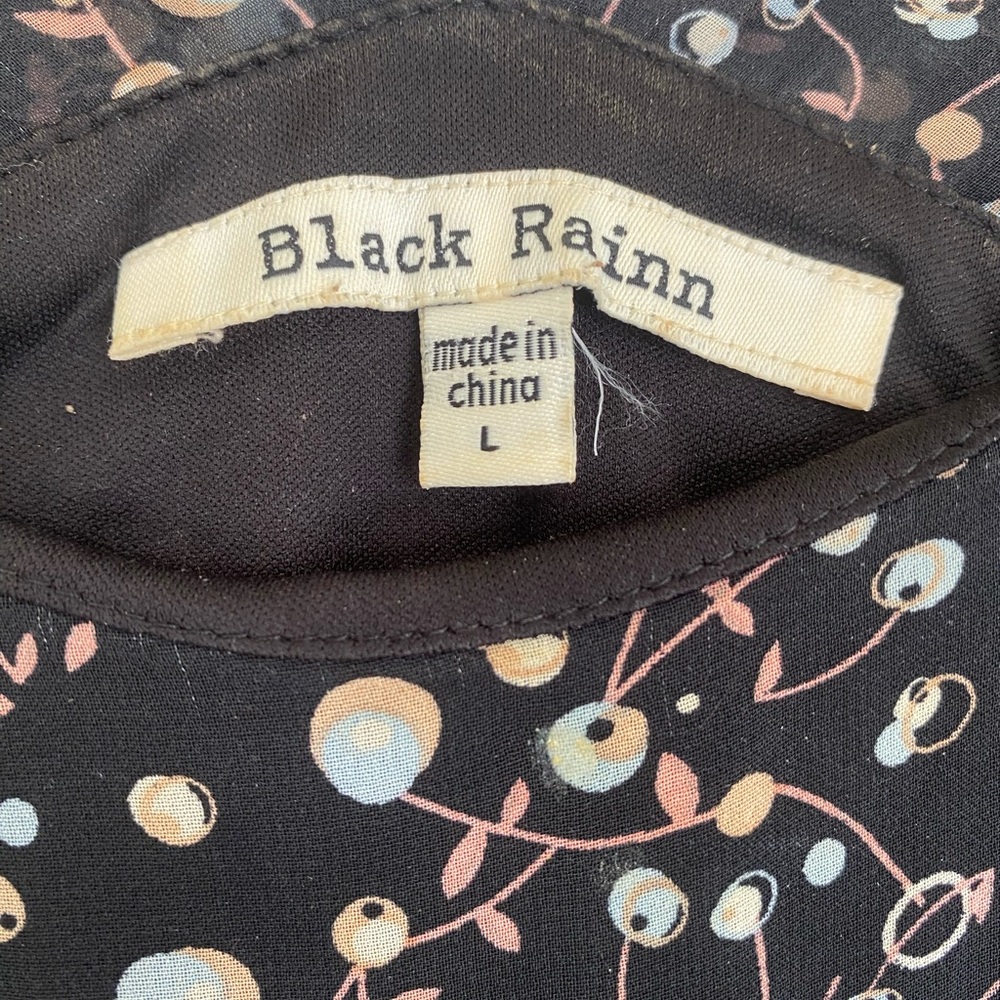 Black Rainn Dress Size L Color Black - Picture 2 of 3
